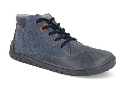 B5721101 barefoot kotnikova obuv fare bare b5721101 mateo modre 1