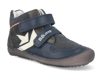 A063 52159B barefoot detske kotnikove boty d d step a063 52159b cerne 1
