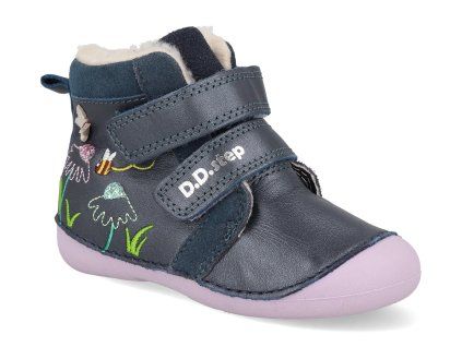 W015 52997B detske zimni boty d d step w015 52997b modre 1