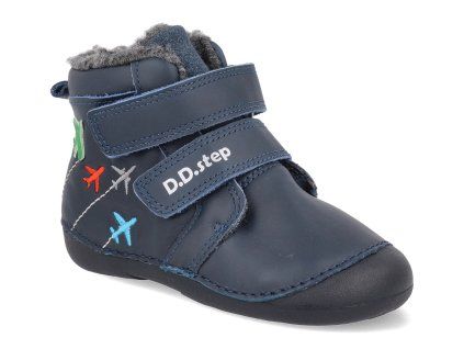 W015 52347A detske zimni boty d d step w015 52347a modre 1