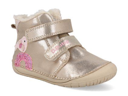W070 52624A barefoot detske zimni boty d d step barefoot tenisky froddo w070 52624a kremove 1