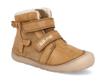W073 52684A barefoot detske zimni boty d d step w073 52684a cokolada 1