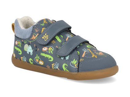 251312 A556FB barefoot detske zimni boty garvalin sauvage petrol 1