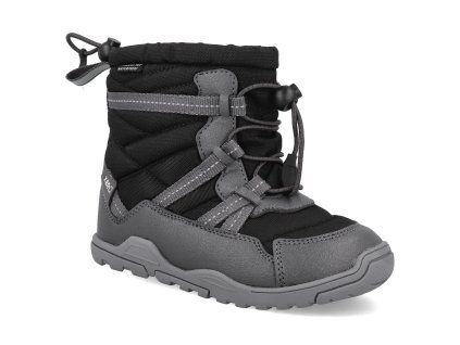 AEPC BLCK barefoot detske zimni boty xero shoes alpine pull on kids black 1