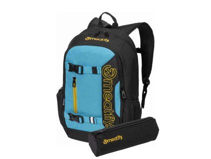 Meatfly batoh Basejumper - Sky Blue/Yellow 22 L modrý