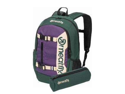 Meatfly batoh Basejumper - Botanical/Purple 22 L fialový