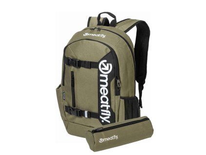 Meatfly batoh Basejumper -  Olivine 22 L zelený