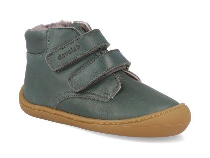 46212 532 barefoot detske kotnikove boty develab baby sft shoe velcro ll forest 1