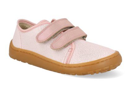 G1700440 barefoot platenky froddo canvas pink shine svetle ruzove 1