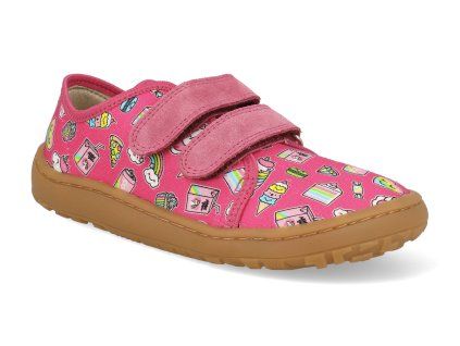 G1700440 10 barefoot platenky froddo canvas fuxia fuchsiove 1