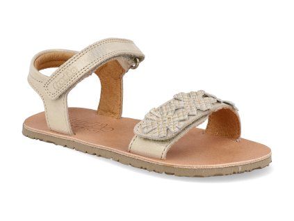 G3150289 barefoot sandaly froddo flexy flowers gold shine 2 1