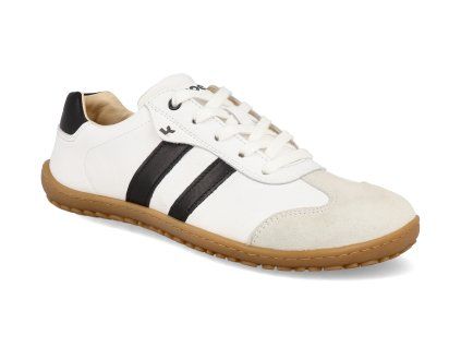 25L024.131 801 barefoot damske tenisky koel ila napa suede off white black 1