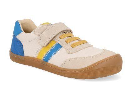 07M055.121 850 barefoot detske tenisky koel dylan ii leather 3 0 beige 1