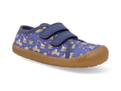 07M059.50P 110 barefoot detske platenky koel dud ii textile blue 1