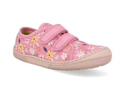 07M059.50P 610 barefoot detske platenky koel dud ii textile pink 1