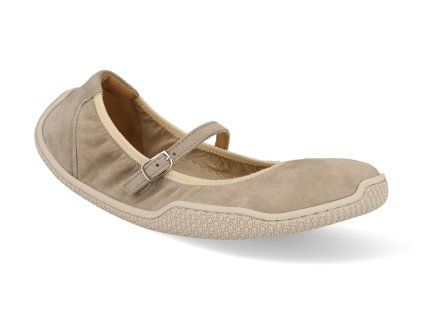 36L001.321 870 barefoot baleriny koel valeria ii suede taupe 1