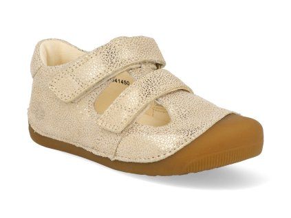 BG202257 1204 barefoot detske sandaly bundgaard petit summer ivory gold 1