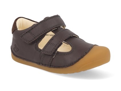 BG202257 2190 barefoot detske sandaly bundgaard petit summer dark brown 1