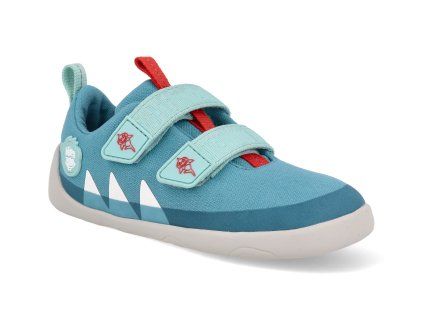 00391 30211 barefoot detske tenisky affenzahn sneaker cotton happy shark 2 1