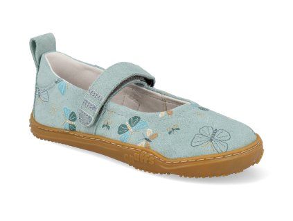 0010062 110 barefoot detske tenisky ricosta kirsche ice velour schmetterlinge 1