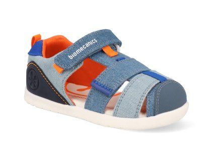262199 A371 barefoot detske sandaly biomecanics pique jeans 1