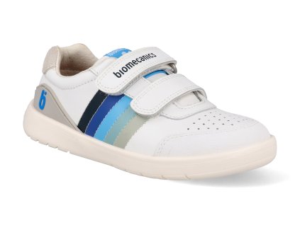 262260 B057 barefoot detske boty biomecanics napa blanco y azul 1