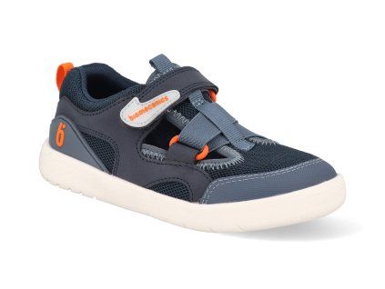 262263 A556 barefoot detske sandaly biomecanics textil petrol 1