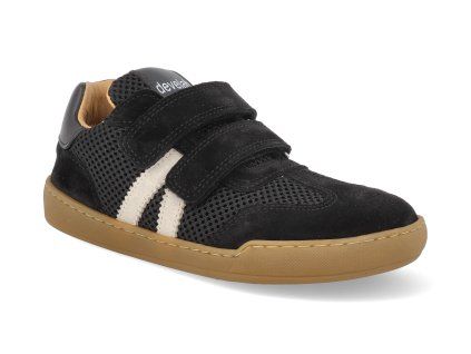 43035 999 barefoot detske boty develab low cut sneaker 2velcro black combi fantasy 1