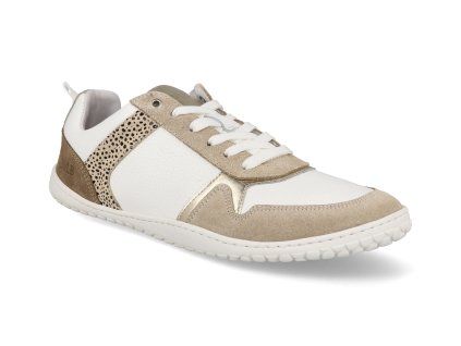 43100 299 barefoot damske tenisky develab low cut sneaker laces beige combi fantasy 1