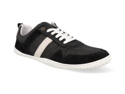 43101 924 barefoot panske tenisky develab men low cut sneaker laces black nubuck 1