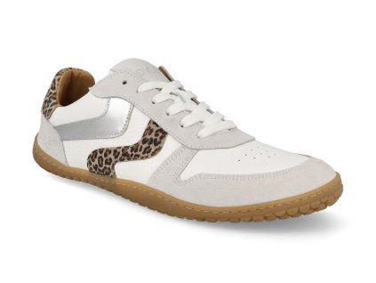 43106 199 barefoot damske tenisky develab low cut sneaker laces white combi fantasy 2 1