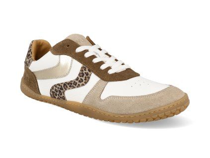 43106 299 barefoot damske tenisky develab low cut sneaker laces beige combi fantasy 2 1