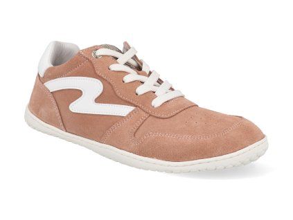 45427 453 barefoot tenisky develab unisex lw cut sneaker laces pink suede 1