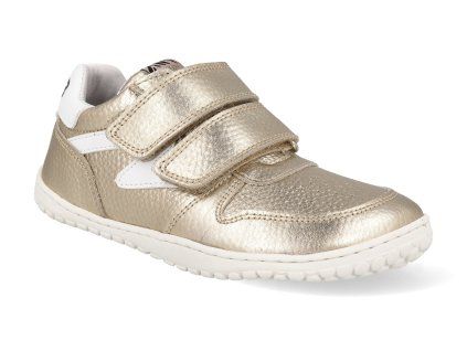 45429 352 barefoot tenisky develab unisex lw ct snkr 2velcro gold nappa 1
