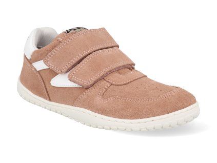 45429 453 barefoot tenisky develab unisex lw ct snkr 2velcro pink suede 1