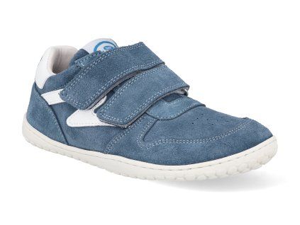45429 623 barefoot tenisky develab unisex lw ct snkr 2velcro blue suede 1
