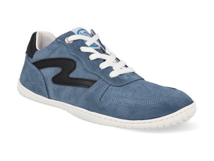 45427 623 barefoot tenisky develab unisex lw cut sneaker laces blue suede 1