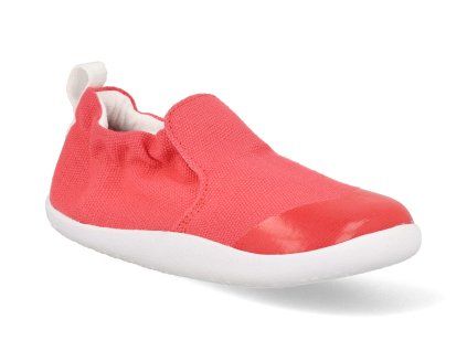 501916 barefoot detske capacky bobux scamp organic pink lemonade 1