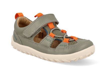 655004 barefoot detske sandaly bobux alpha rocky vetiver 1