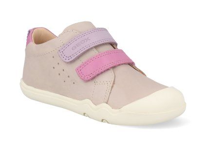 B4663A C1698 barefoot detske tenisky geox b steppieup ivory dk pink 1