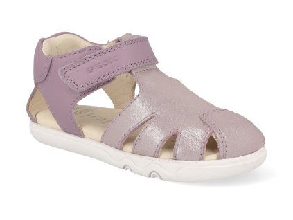 B656QA C8020 barefoot detske sandaly geox b steppieup lilac 1