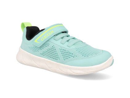 J65PCA C3B3A barefoot detske tenisky geox j foot run watersea acid green 1