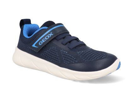 J65PDB CF44D barefoot detske tenisky geox j foot run navy azure 1