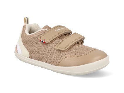 3 56265 38 barefoot detske boty viking alv barefoot paw 2v beige 1
