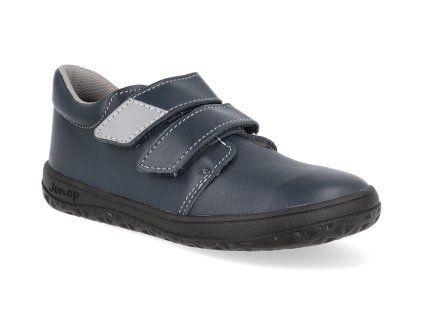 1180 0153 04 barefoot detske tenisky jonap b1 camel slim tmave modre 1