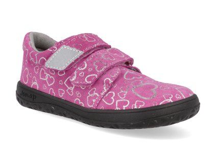 1140 0153 38 barefoot detske tenisky jonap b1 ruzove srdce slim 1