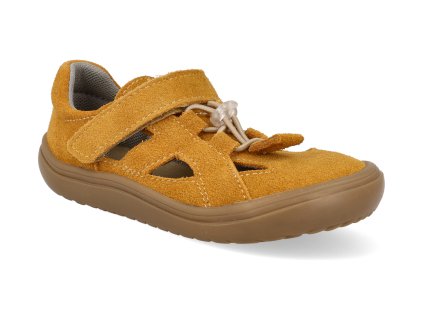 1160 0172 36 barefoot detske sandaly jonap b9 mustard slim 1