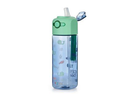 Láhev Oxybag OXY SMiLE 450 ml Ocean life modrá