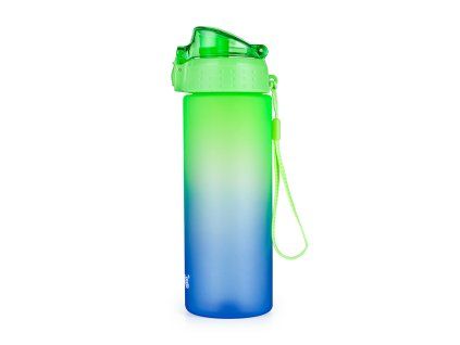 Láhev Oxybag OXY Click 600 ml Ombre modro-zelená