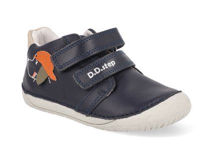 S070 61533B barefoot detske kotnikove boty d d step s070 61533b modre 1